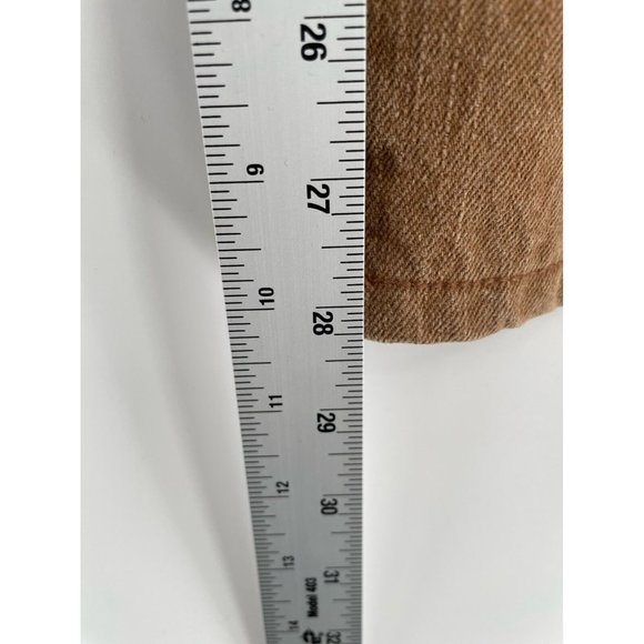 Lauren‎ Jeans Co Ralph Lauren Bootcut Jeans Studs on Side Women's Size 16 Khaki - Picture 7 of 8